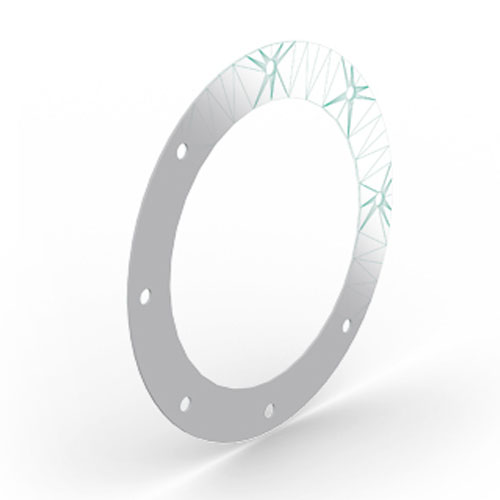 Flachdichtung aus EPDM f&uuml;r Flansche und Blindflansche, elektrisch leitf&auml;hig