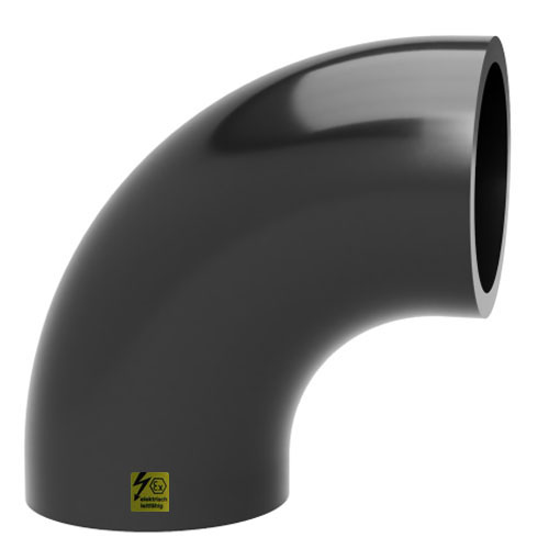 PPs-el Bogen 90&deg;, SDR 17, MOP 3,5 bar, elektrisch leitf&auml;hig