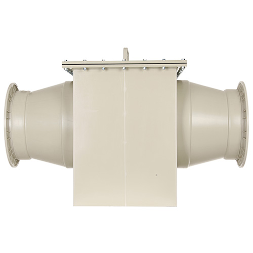 Tropfenabscheider aus PP - Einschub seitlich ziehbar, Baureihe TA 125-2_Z, ohne Spr&uuml;heinheit