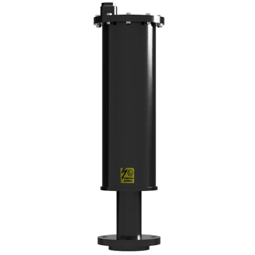 S&auml;uredunstabscheider Typ SDA 160, 7,0 Liter, PE-el (elektrisch leitf&auml;hige Ausf&uuml;hrung), Anschluss Losflansch nach DIN